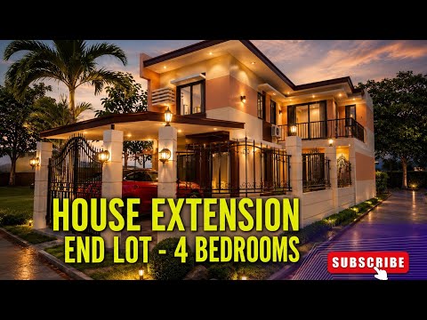 End Lot Example 3D Animation: House Extension on 120 SQM End Lot | Smart Space Upgrade ...