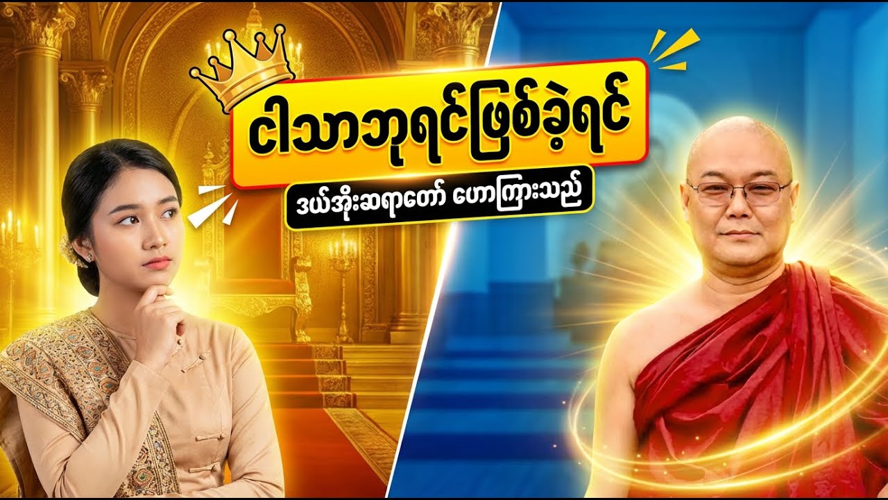 ငါသာဘုရင်ဖြစ်ခဲ့ရင် (ဒယ်အိုးဆရာတော်_ဦးသုမင်္ဂလ) #တရားတော်