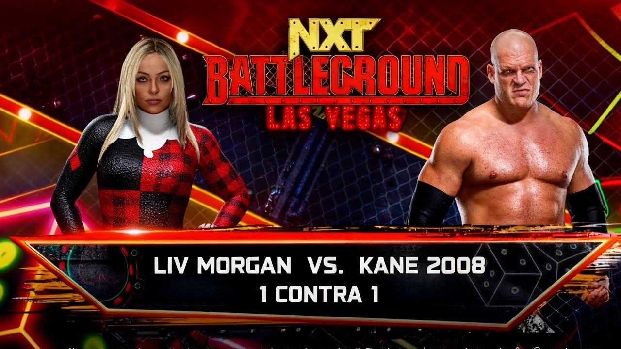 WWE 2K25 - Liv Morgan vs. Kanr 2008 | No Holds Barred Match | PS5™ LUCHA 1 contra 1