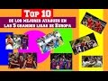 TOP 10 | Las Mejores Delanteras | De Las 5 Mejores Ligas de Europa