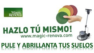 Kit Magic Renova para abrilalntar marmol con taladro