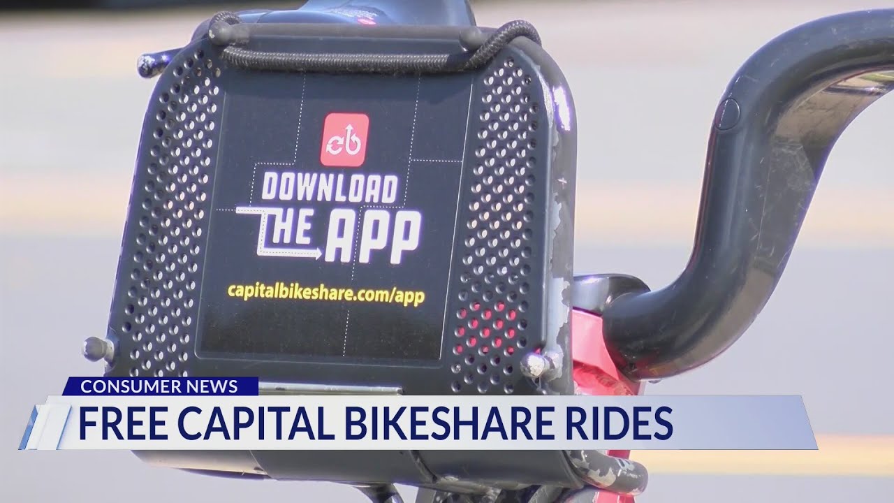 Free Capital bikeshare rides across DMV - YouTube