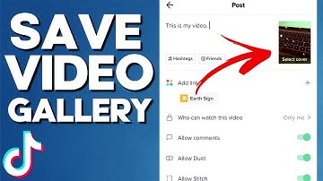 How to Save Tik Tok Draft Video in Gallery After Posting ! (2022 Guide)