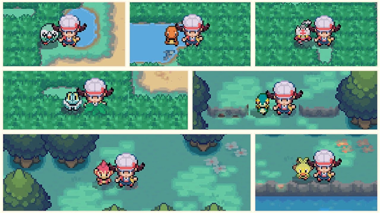 Pokemon HeartGold Generations 2.0 - All Starter Gen 1-9 Locations