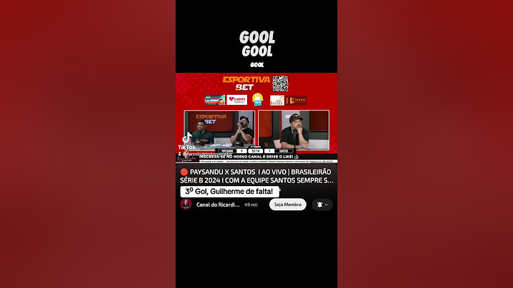 PAYSANDU 0X3 SANTOS  /  GOL DO GUILHERME