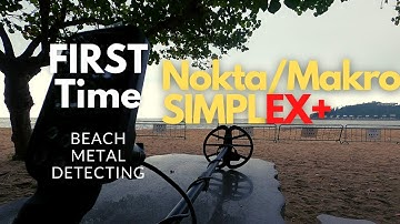 First time Beach Metal Detecting | Nokta Makro Simplex