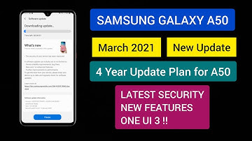 Samsung Galaxy A50 latest New March Update is Here. One Ui and Android 11 update news For Galaxy A50