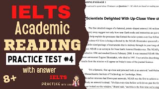 IELTS ACADEMIC READING PRACTICE TEST 4 with answer