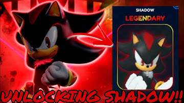 UNLOCKING SHADOW THE HEDGEHOG IN SONIC SPEED SIMULATOR...