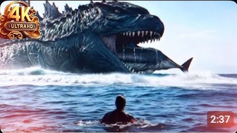Godzilla Eats Megalodon in the Arctic Ocean.
