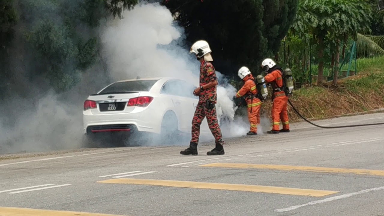 Kes kereta terbakar YouTube