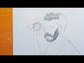 How to draw a sketch of mansketch for beginnersstep by step