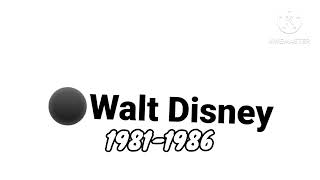 Historical logos of Walt Disney 2015-1930