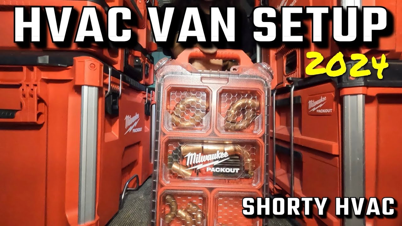 HVAC Van Setup / Tour (Utilizing Milwaukee Packouts) YouTube