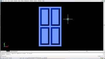 3D door in AutoCAD