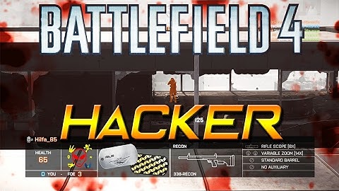 BATTLEFIELD 4 HACKER GAMEPLAY - Headshot Hacker REVEAL!!!