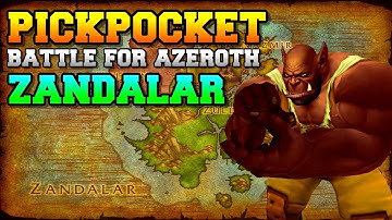 Pickpocket in Zandalar as Rogue | World of Warcraft Battle for Azeroth