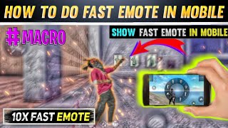 Mobile lo super fast emotes in telugu how to use fast lol emote in mobile / fast emote trick screenshot 3
