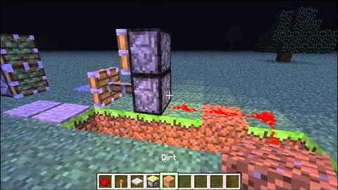 Minecraft Tutorial: Piston Door 1.5.2