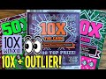10X + OUTLIER! 💰 NEW TICKETS **FULL PACK** 10X The Cash 🤑 TEXAS Lottery Scratch Offs