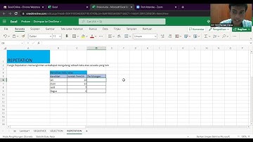 ALGORITMA(sequence,selection,dan repetation) pada Excel | Pemrograman Komputer