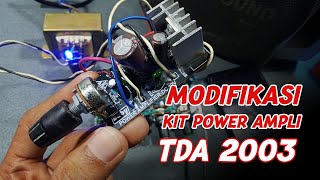 Cara Membuat Power Amplifier Mini 12 volt with tda2003