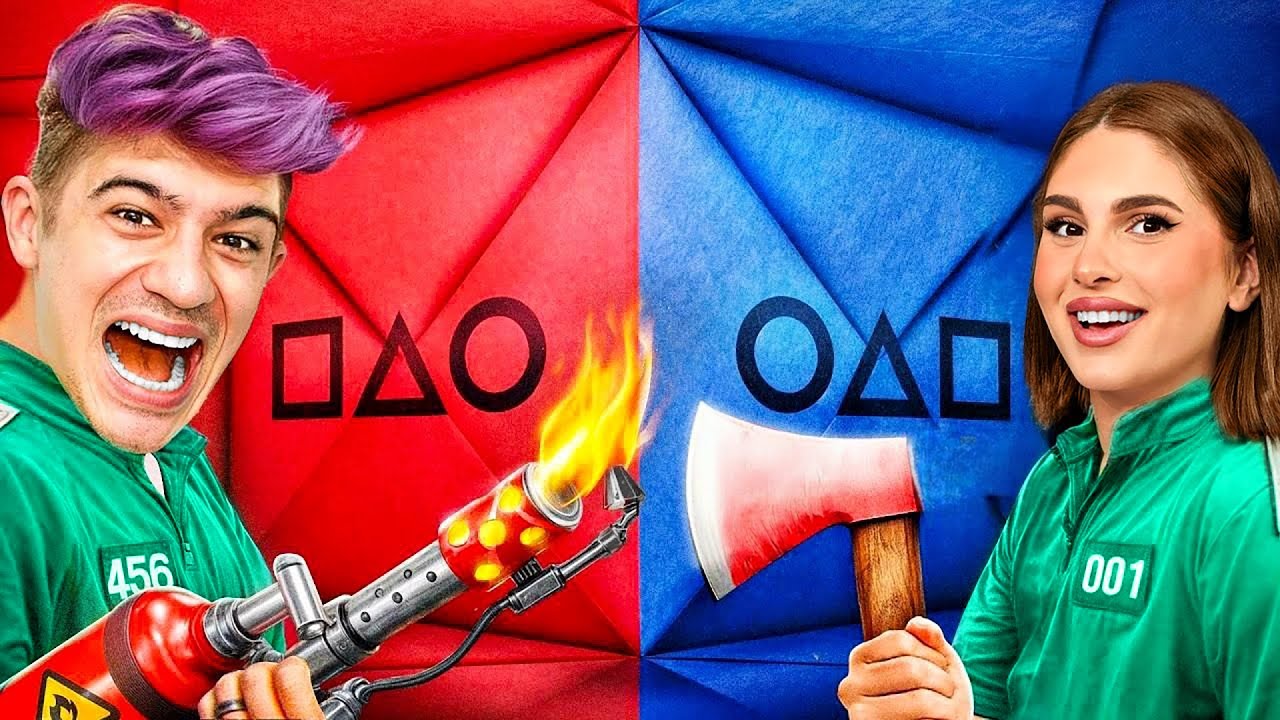 ЗАПЕРТЫ В ТЮРЬМЕ ИГРЫ В КАЛЬМАРА 2 ! **МАЛЬЧИКИ vs ДЕВОЧКИ**