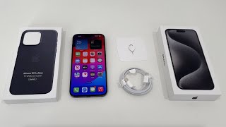 iPhone 15 Pro Max Unboxing: Black!