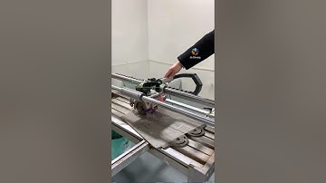 Cắt chéo cắt hình đễ dàng bằng máy cắt gạch nước Xinkai Z2S