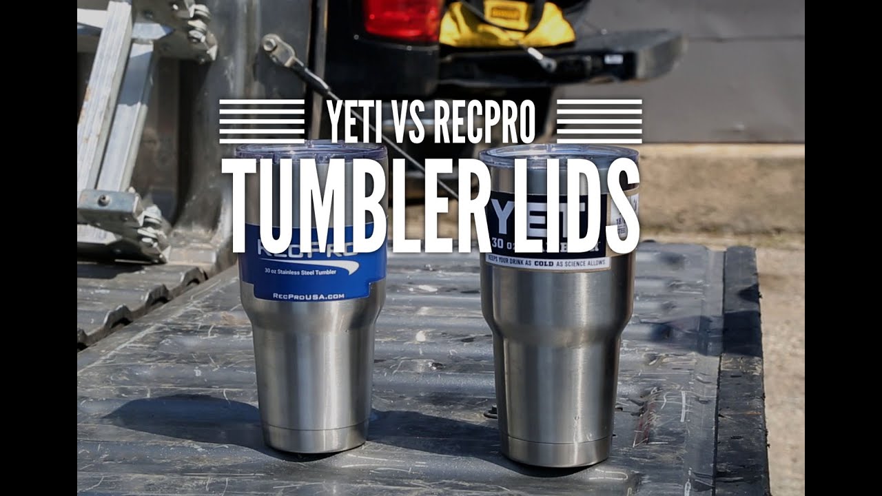 RecPro 30oz Handle for Stainless Steel Tumbler Blue