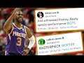 NBA TWITTER REACTS TO CHRIS PAUL EPIC GAME 6 PERFORMANCE - SETS NBA PLAYOFFS RECORD 14-14 FG