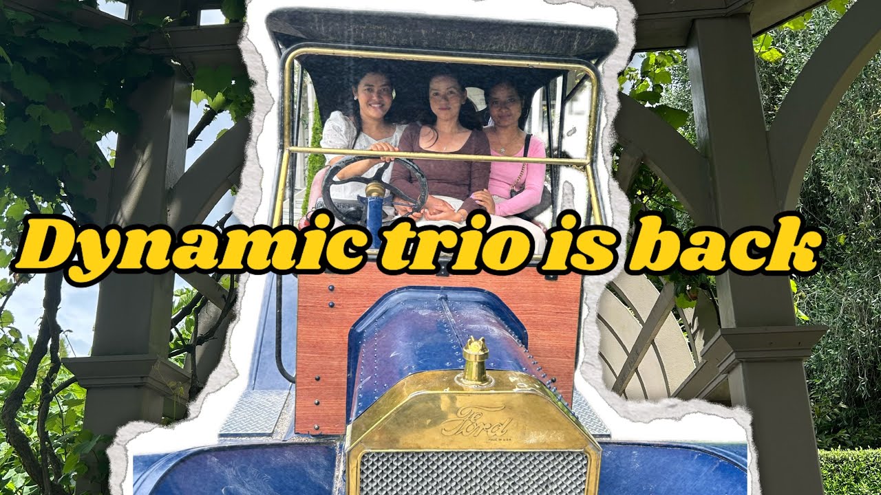 Exploring Hamilton garden with the dynamic trio 