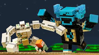 Epic Showdown: WARDEN vs. IRON GOLEM Combat - Lego Minecraft Animation