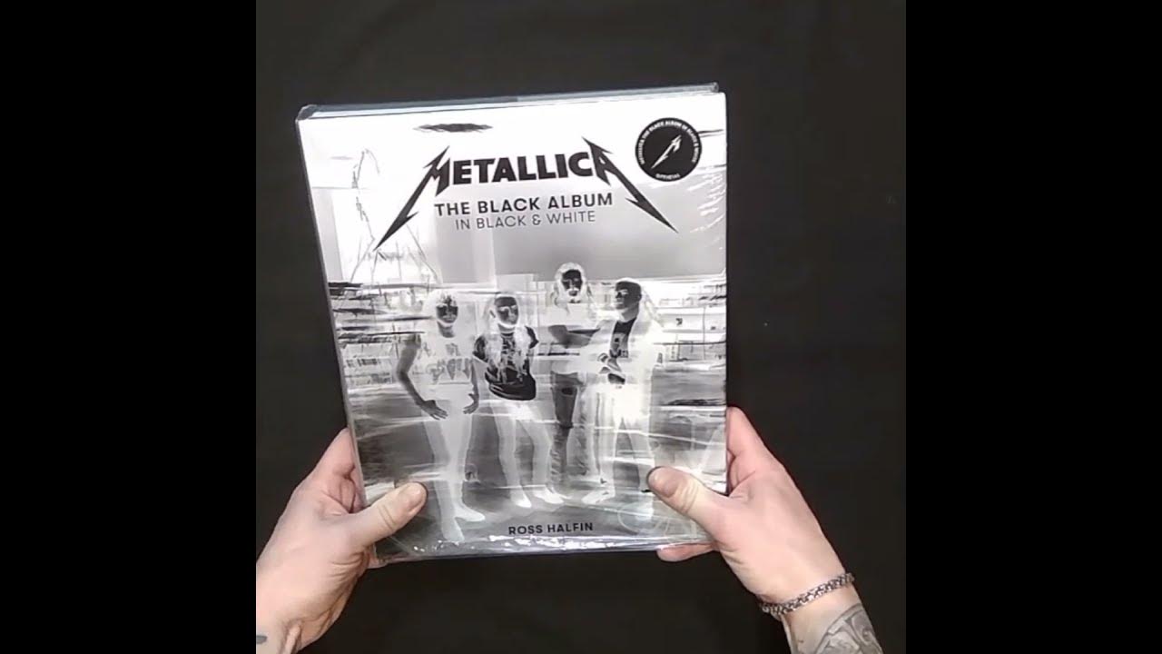 Metallica: The Black Album in Black & White Book by Ross Halfin