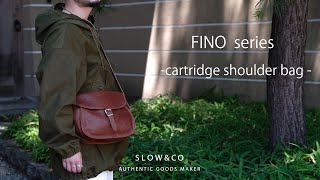 SLOWのFINOシリーズ　カートリッジショルダーバッグ　SLOW×栃木レザー