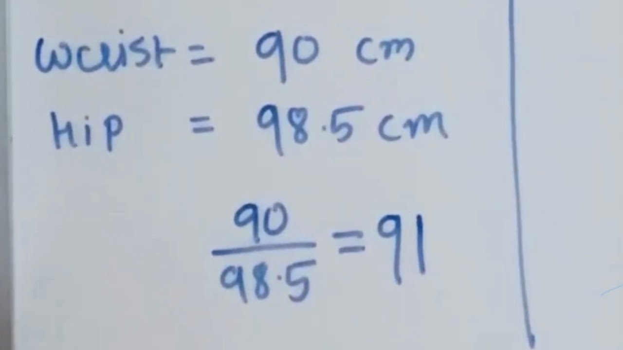 Waist-to-Hip Ratio Calculator :: Provided by