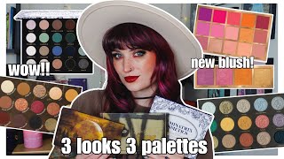 3 looks 3 palettes! | new moon, timeless tones, berlin underground
