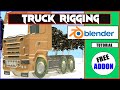 Truck Rigging in Blender 2.83 | FREE ADDON