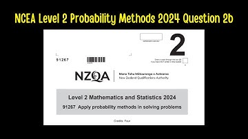 NCEA Level 2 Probability Methods 2024 Question 2b