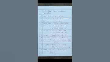 mathematics algebraic Identities #class10maths #maths #mathematics