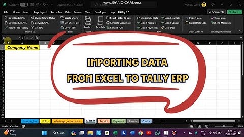 🎯Excel To Tally Import Utility 💻 Without ❌ XML file. #fintech #fintechrevolution #excelvba