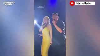 Gülşen Konseri̇nde Yi̇ne Yeri̇nde Duramadi Edi̇sle Kalça Dansi Yapti Sonra İse