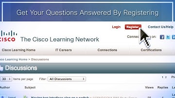 Cisco Learning Network:Tour