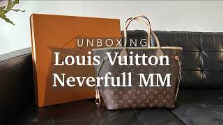UNBOXING - LOUIS VUITTON - NEVERFULL MM