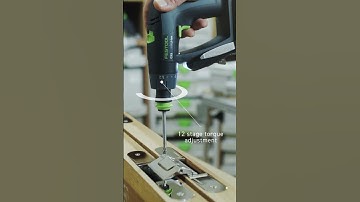 Countersunk Hinges with Festool Cordless Drill CXS
