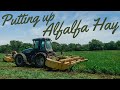 Round Baling Alfalfa In Kansas *ENTIRE PROCESS*