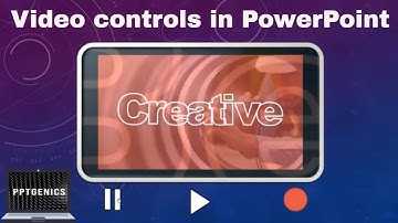 How to add video controls in PowerPoint