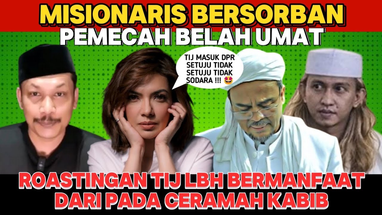 🔴TIJ TERBARU tij roasting Habib ba'alawi,Rizieq Bahar smith | polemik nasab habaib ba'alawi terbaru