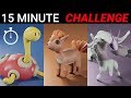 15 Minute Sculpting Challenge