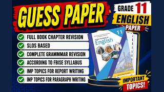 Class 11 English Guess Paper 2026 FBISE | Important Topics + Grammar + SLO Based